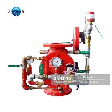 Van báo động điện cho hệ thống phun nước đường ống khô